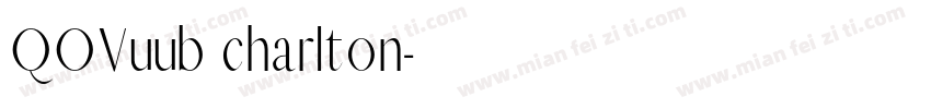 QOVuub charlton字体转换
